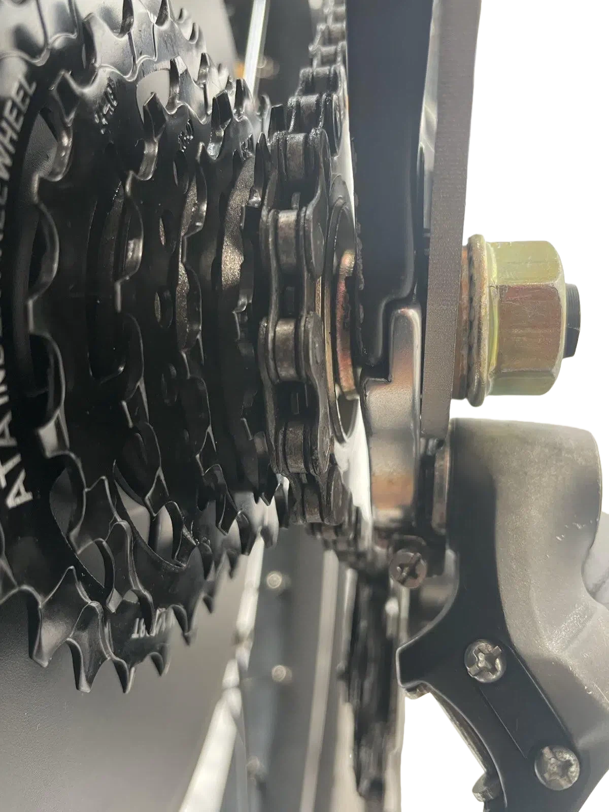 Bromsskivan tar i bromsoken