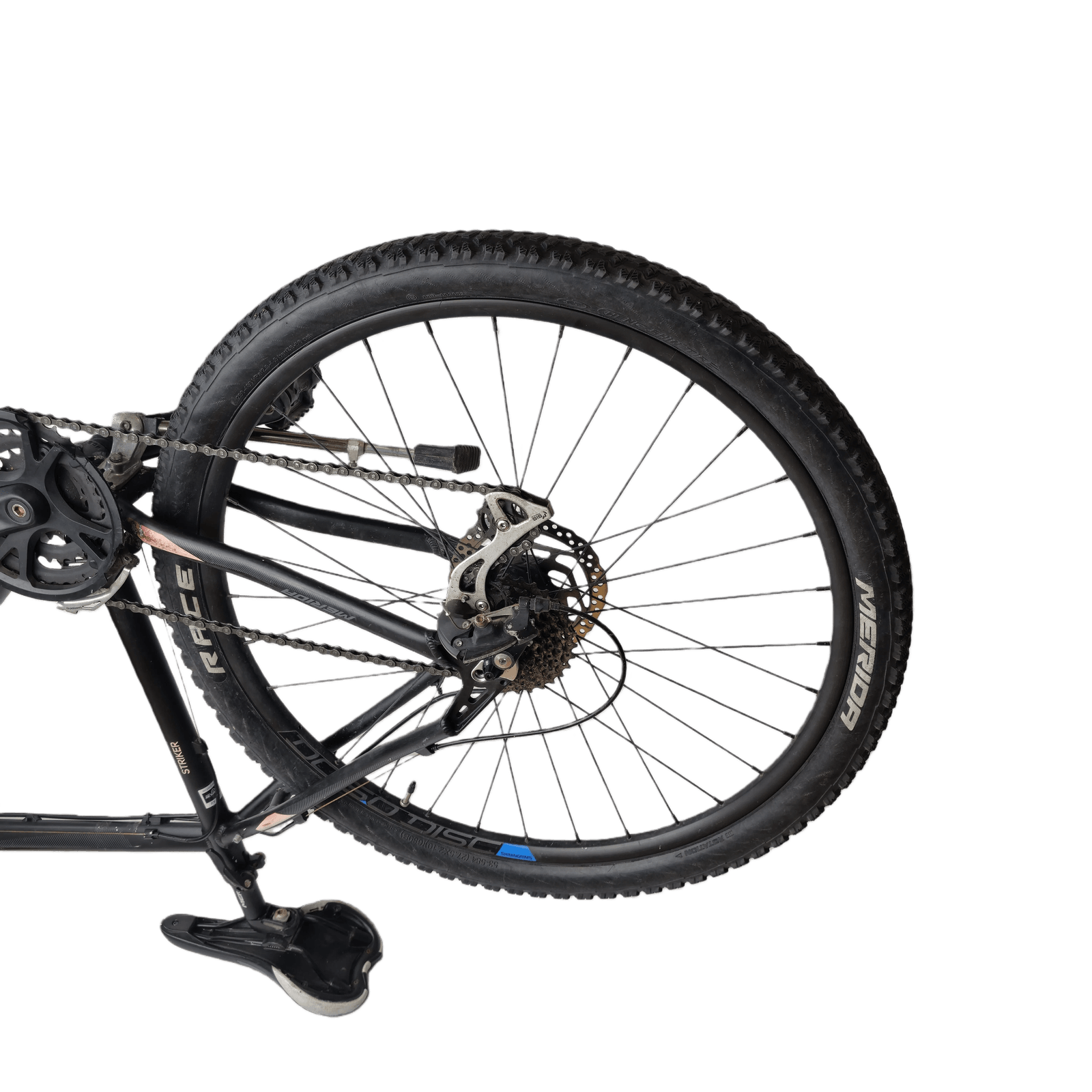 Bike upside down