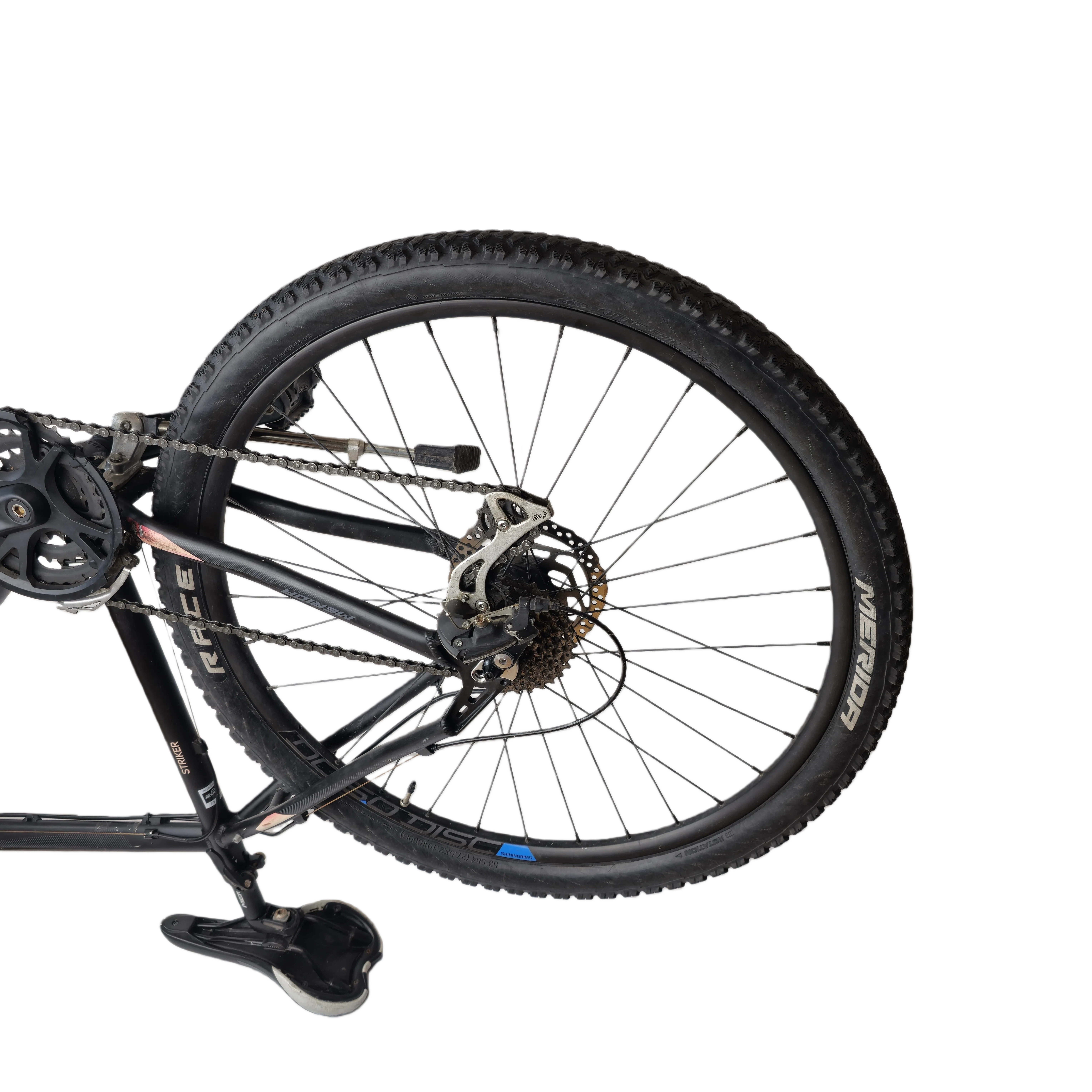 Bike upside down