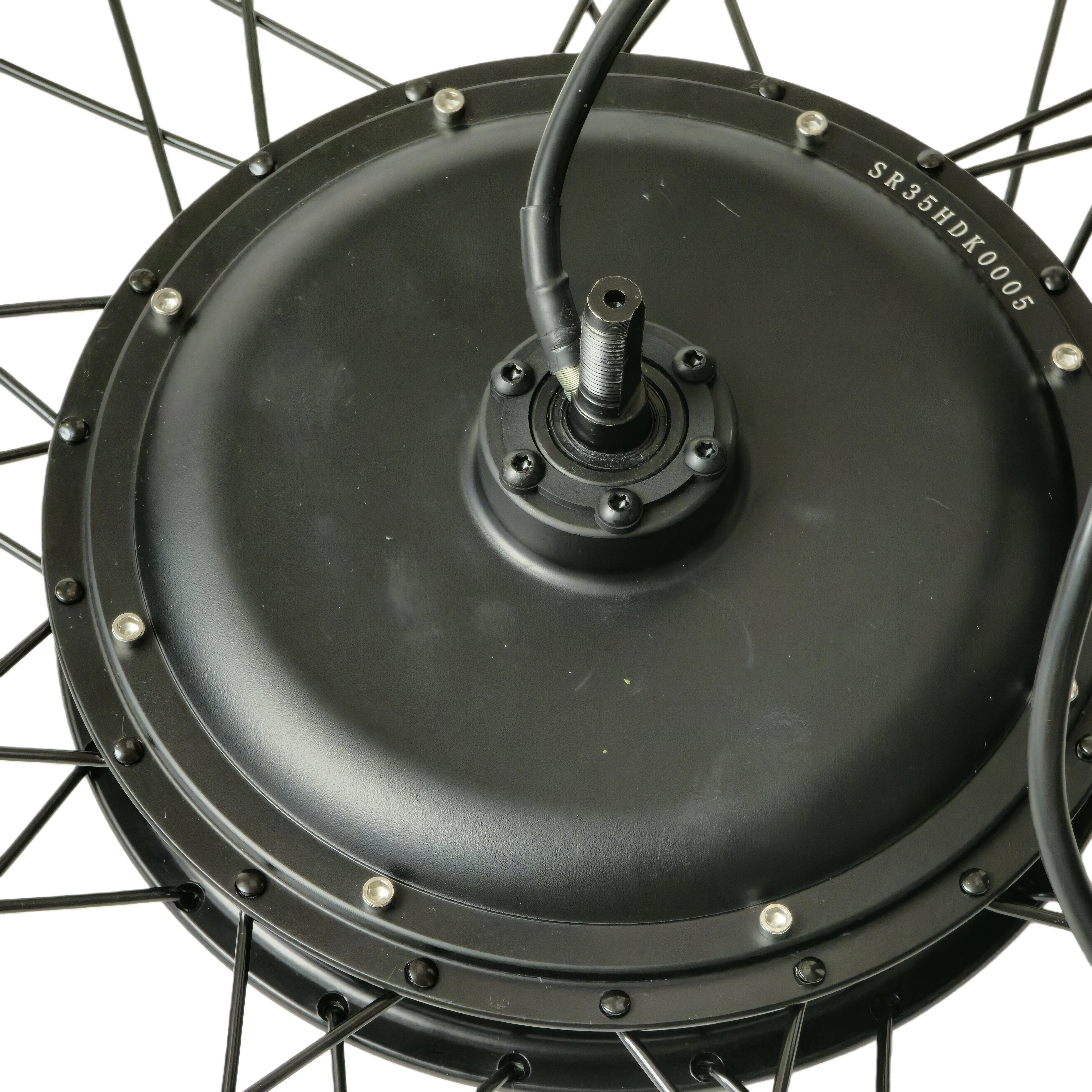 Remove the axle cover