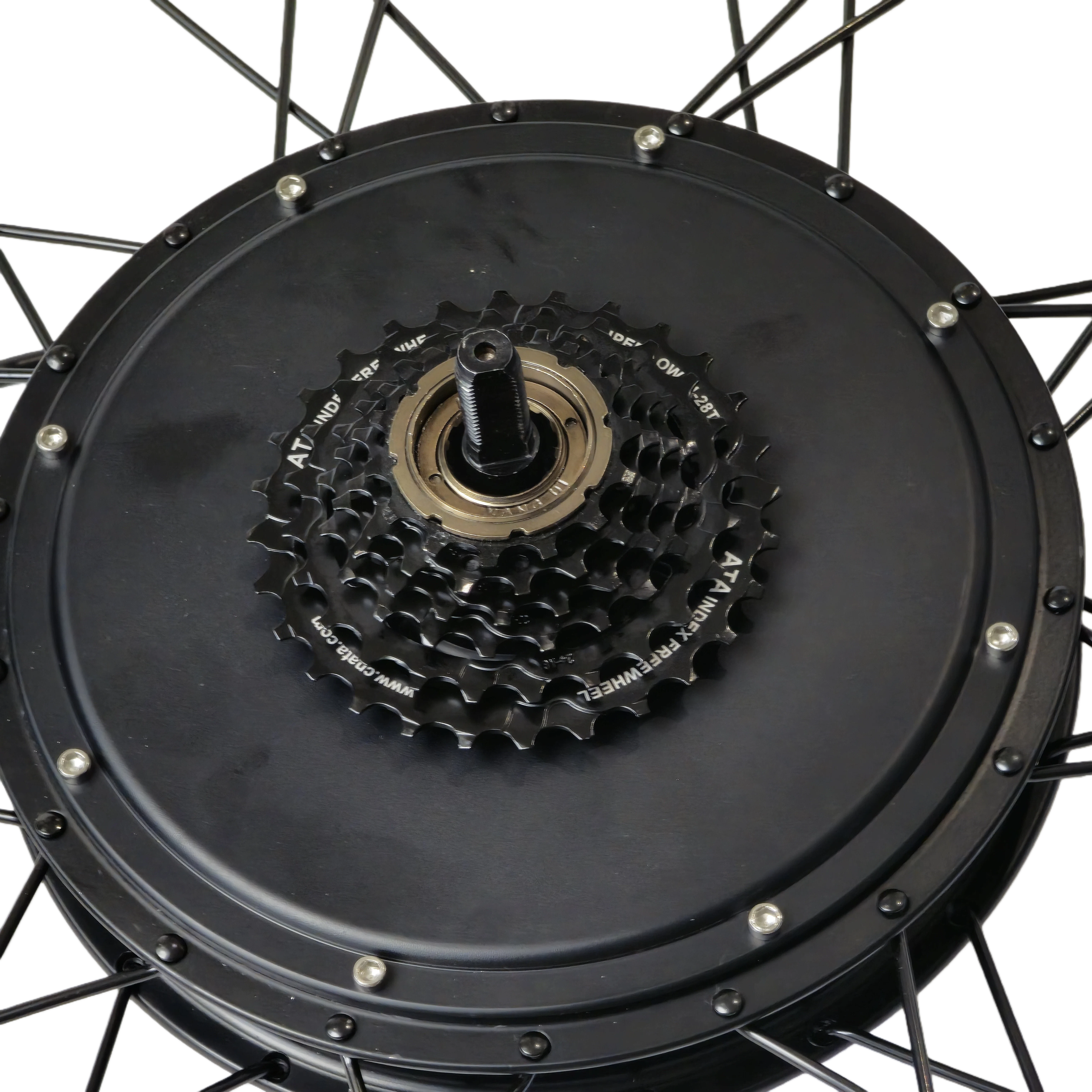 Screw on the freewheel