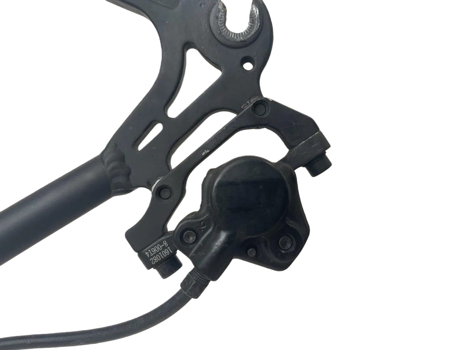 Loosen the brake caliper screws
