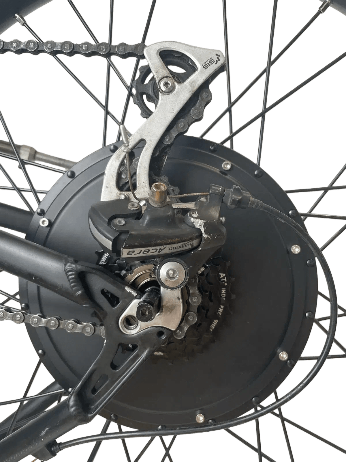 Wheel in place