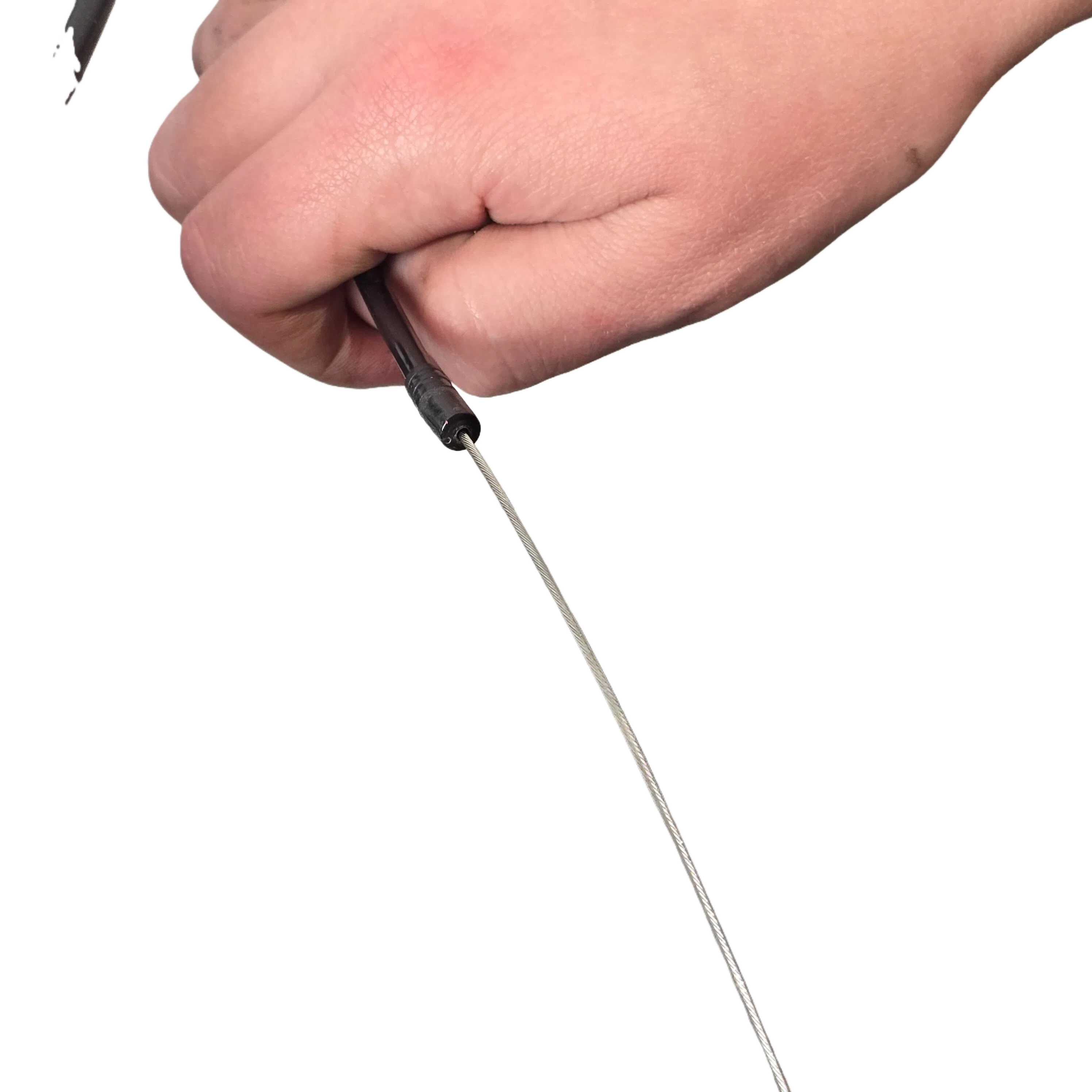 Feed in the new cable